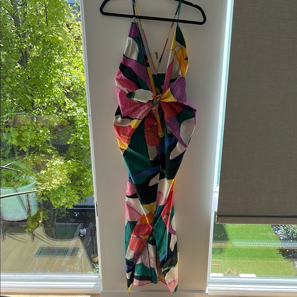 Mara Hoffman Lolita tie-front dress